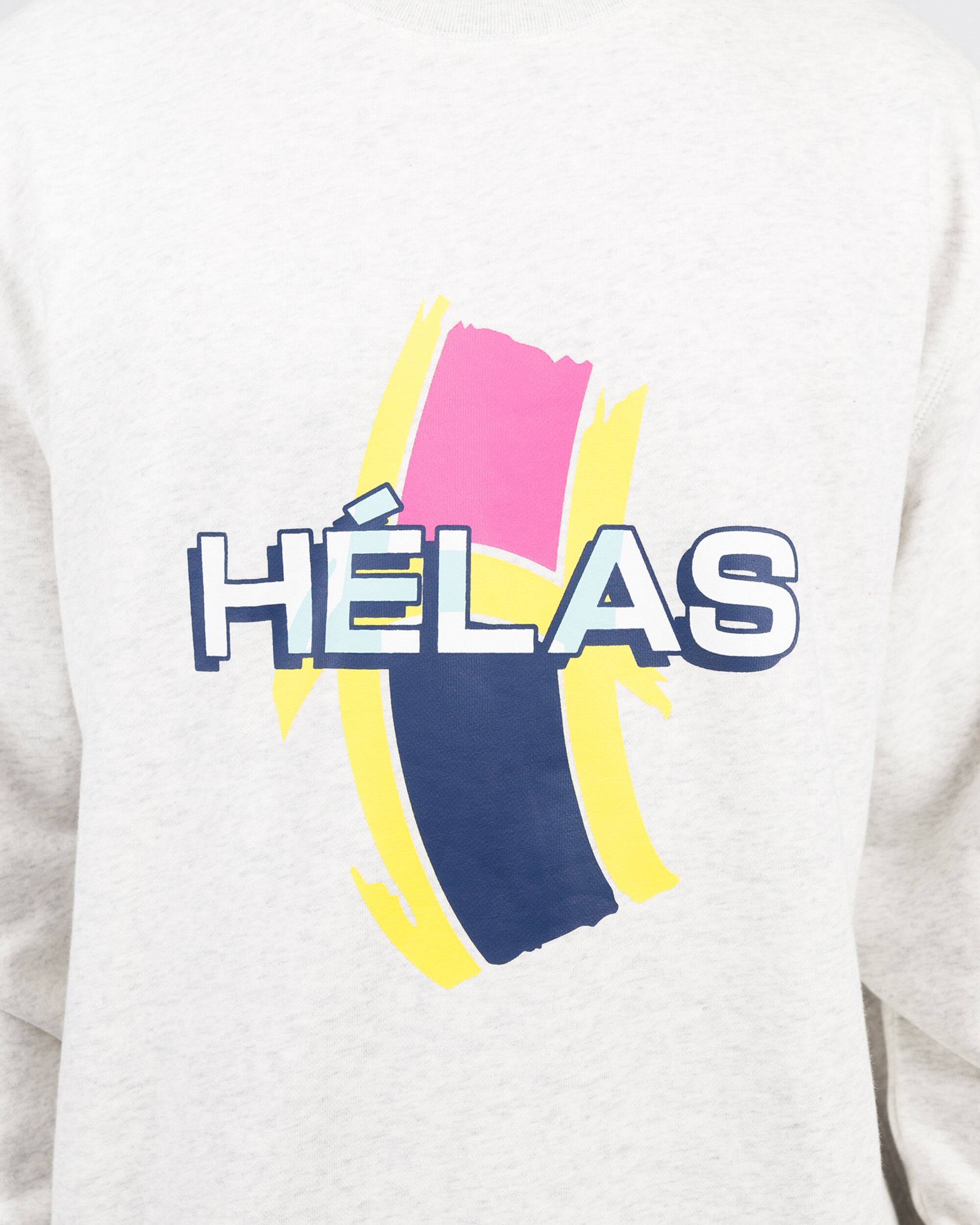 Helas REAR CREWNECK HEATHER GREY