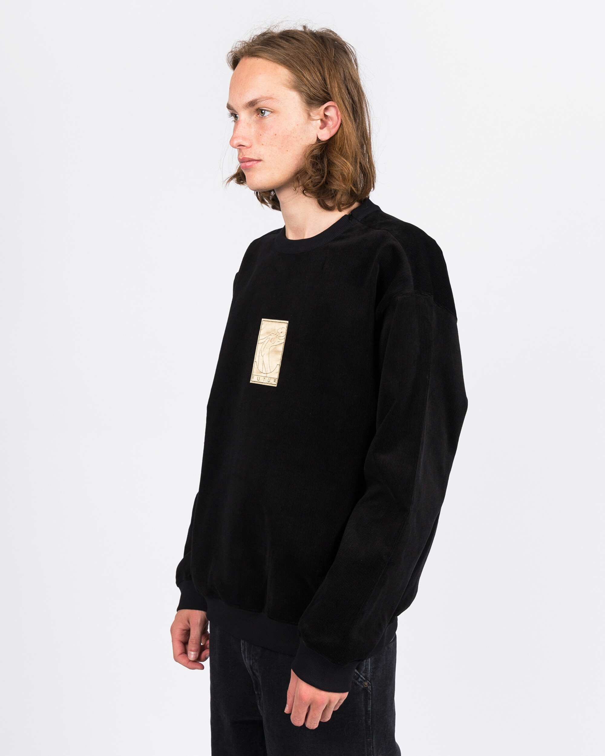 Futur 01 Gold Cord G Fit Crew Black