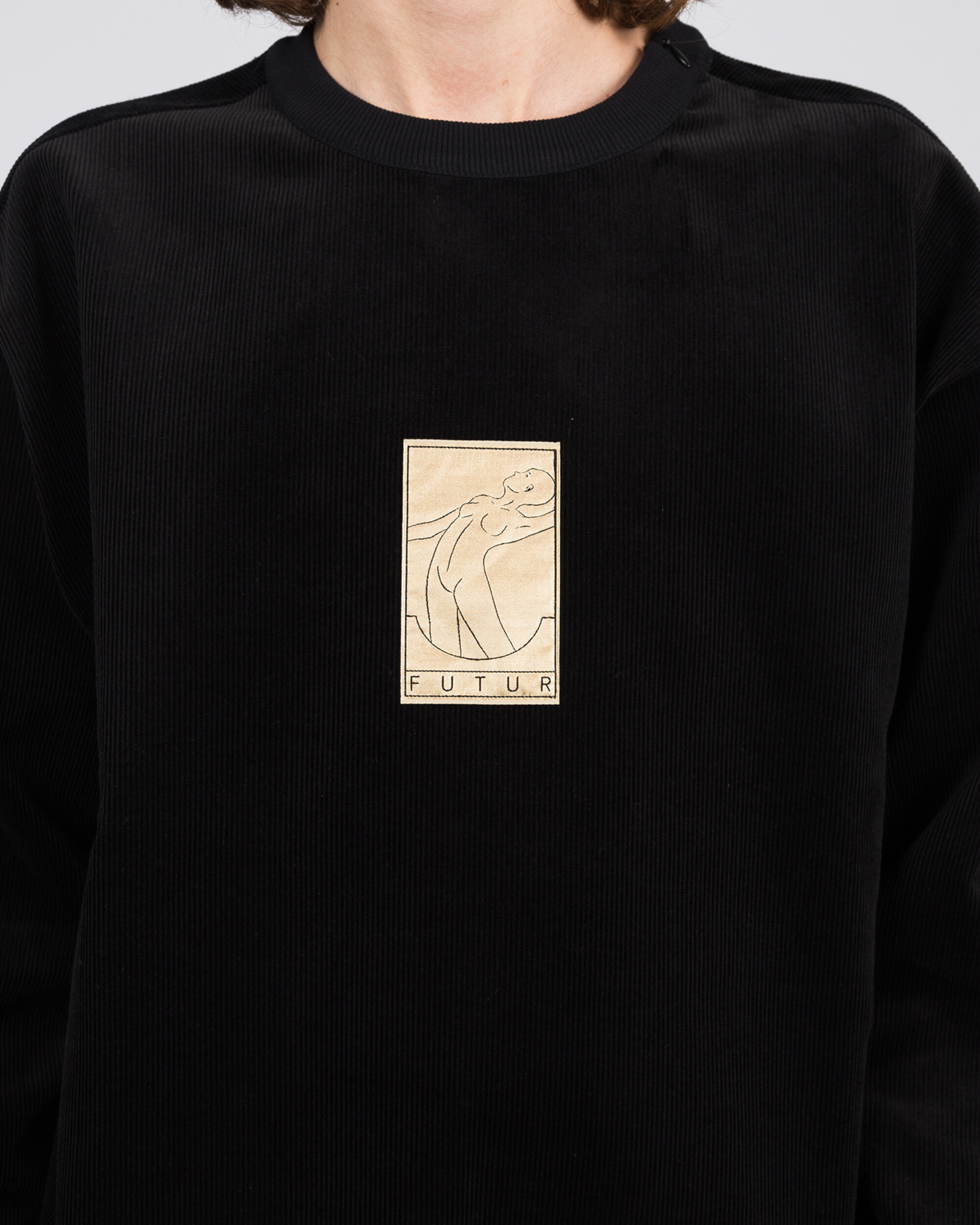 Futur 01 Gold Cord G Fit Crew Black