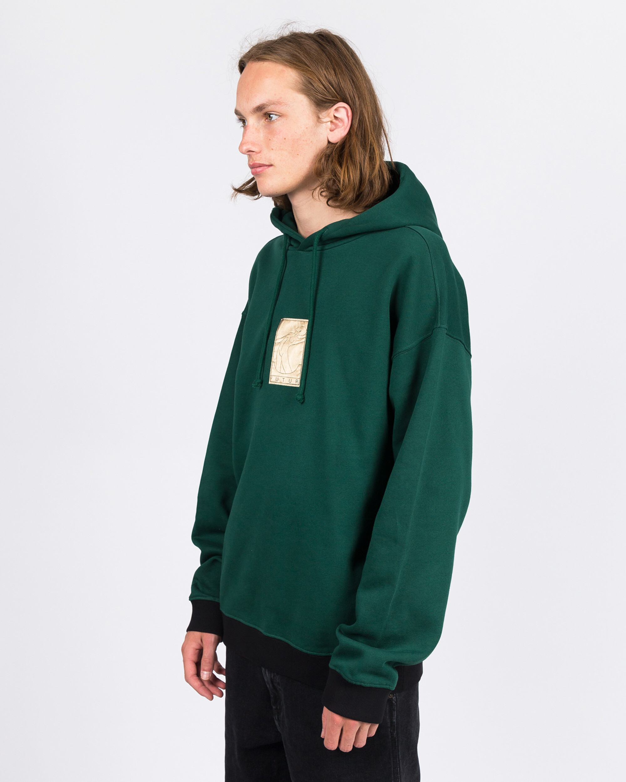 Futur 01 Gold G Fit Hoodie Forest Green