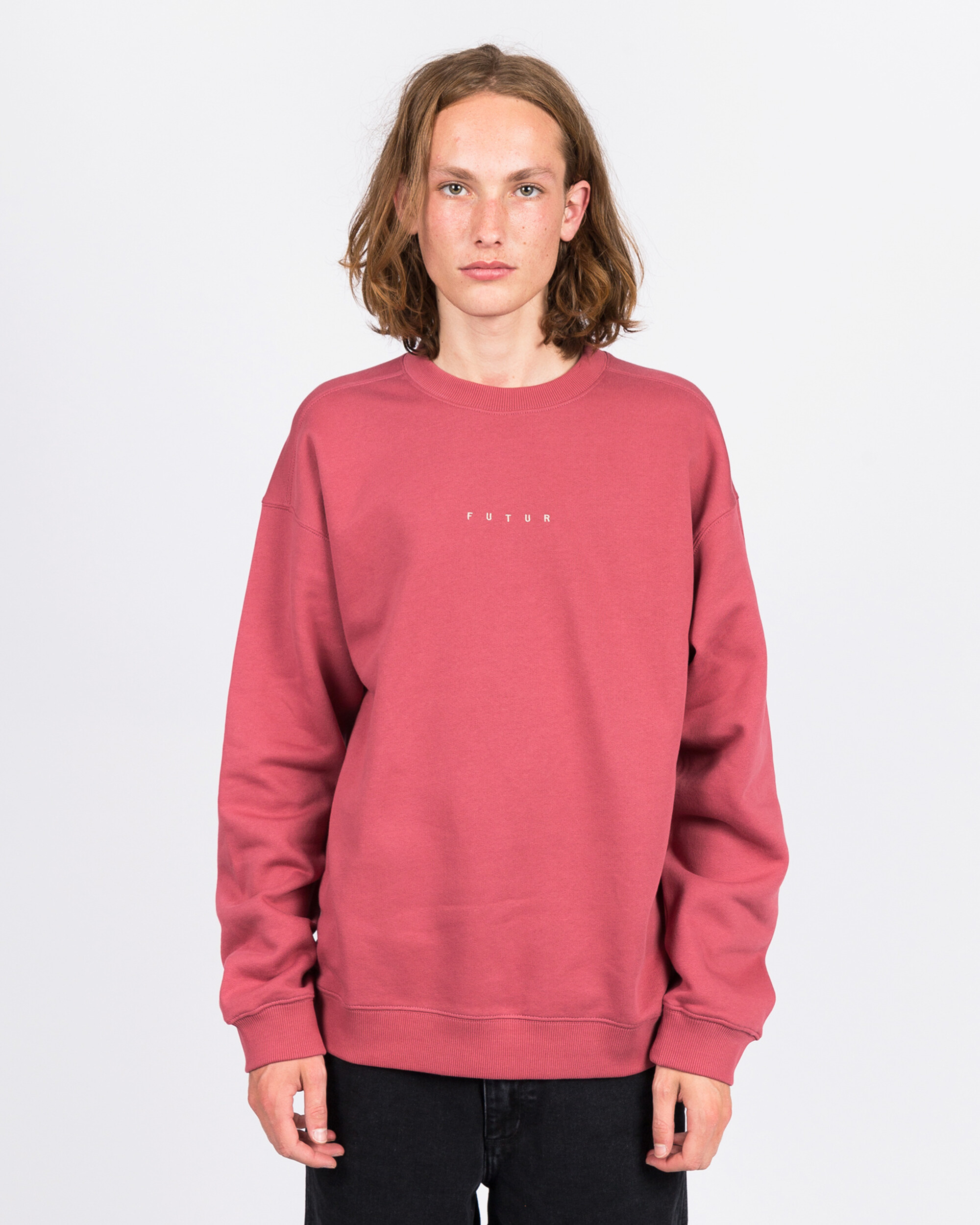 Futur Logo G Fit Crewneck Soft Red