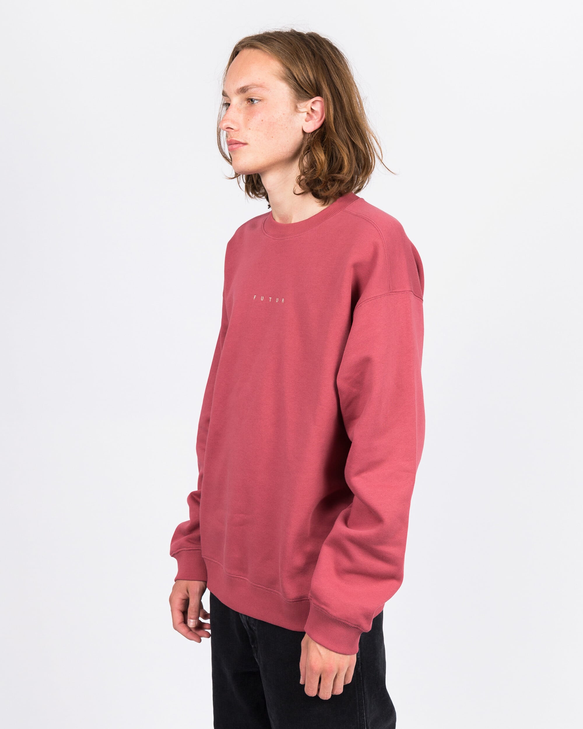 Futur Logo G Fit Crewneck Soft Red