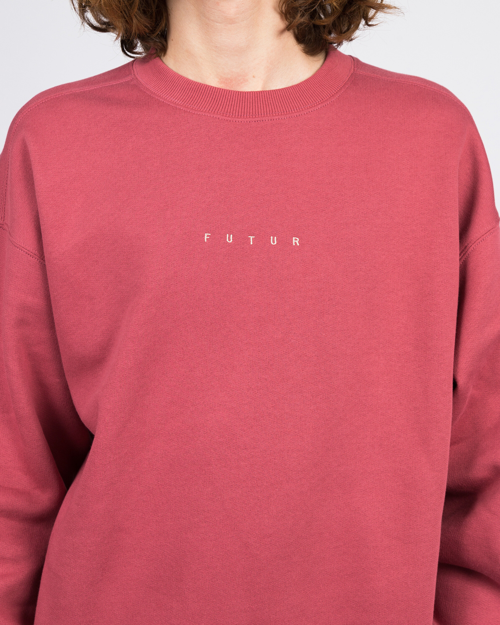 Futur Logo G Fit Crewneck Soft Red