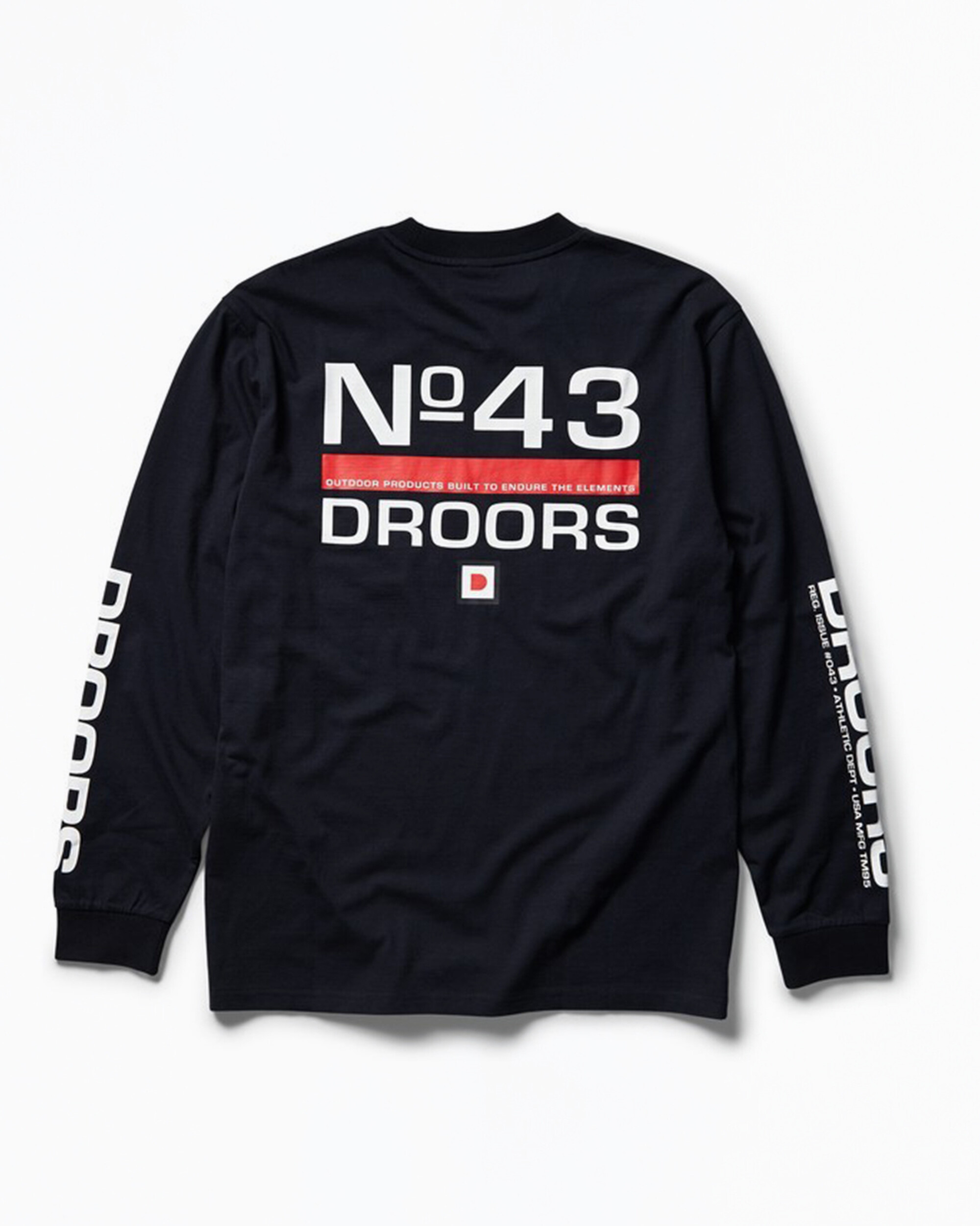 DROORS No. 42 Longsleeve T-Shirt Navy