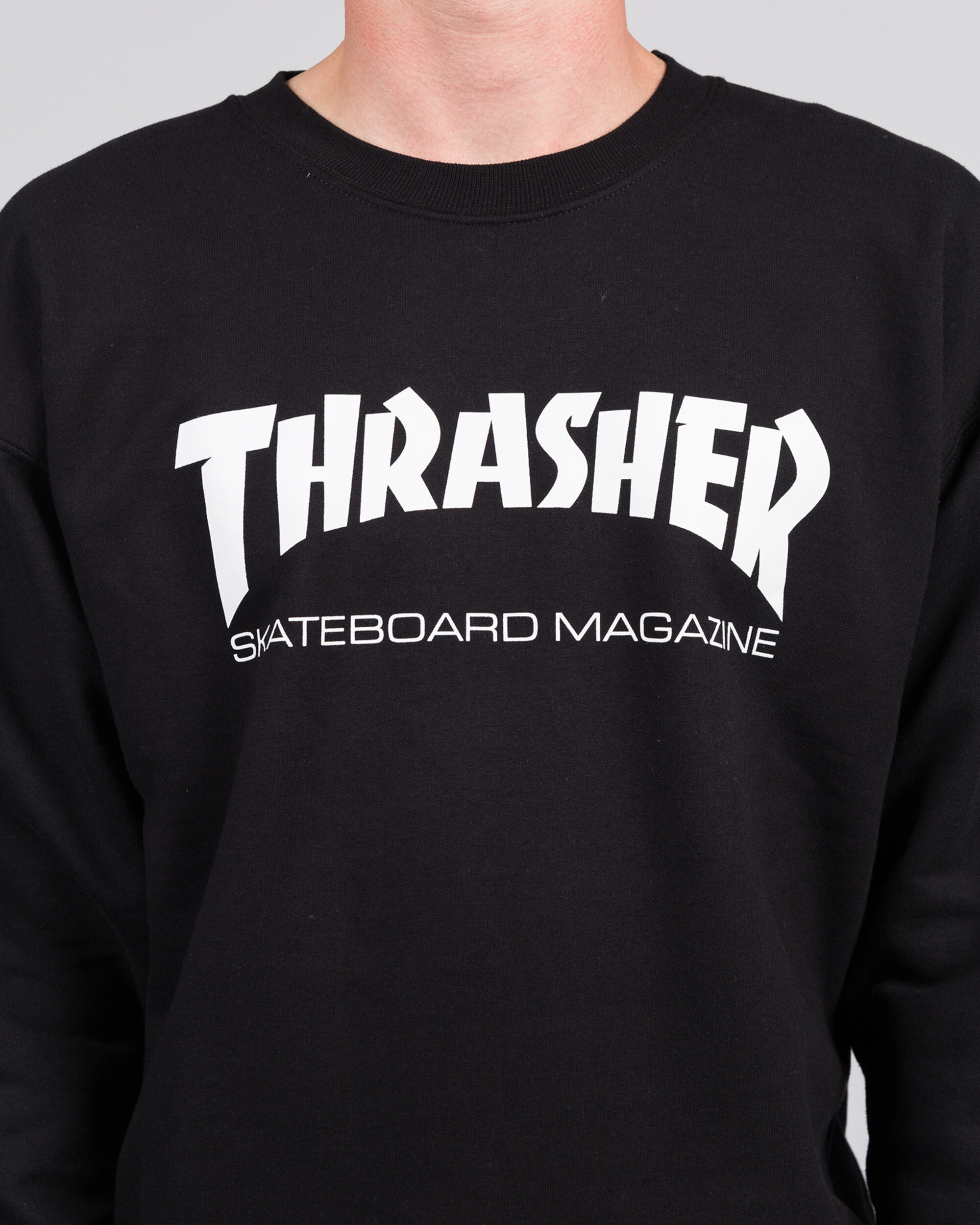 Thrasher Skate Mag Crewneck Sweater Black
