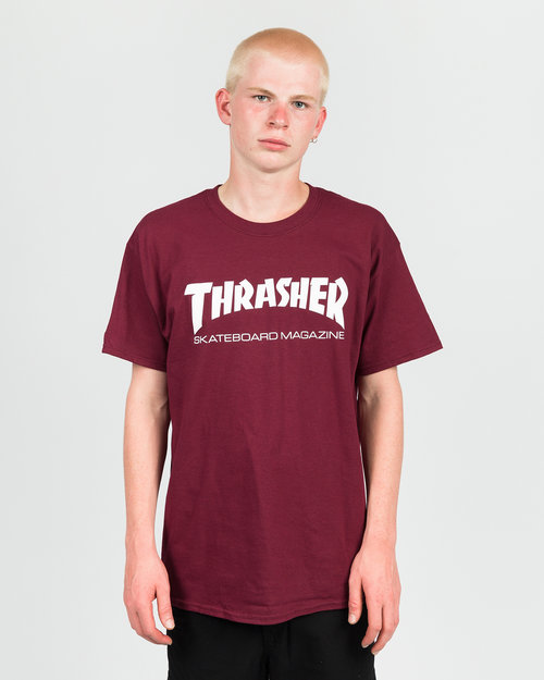 Thrasher Thrasher Skate Mag T-shirt Maroon