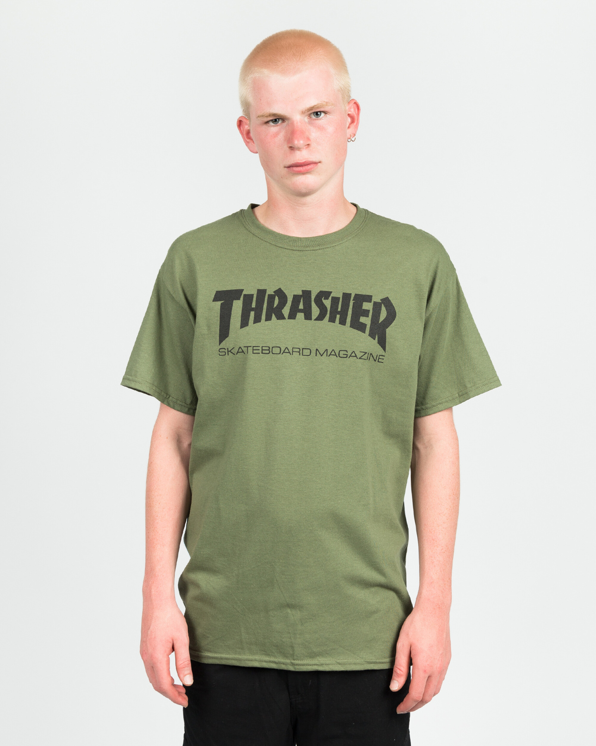 Thrasher Skate Mag T-shirt Army