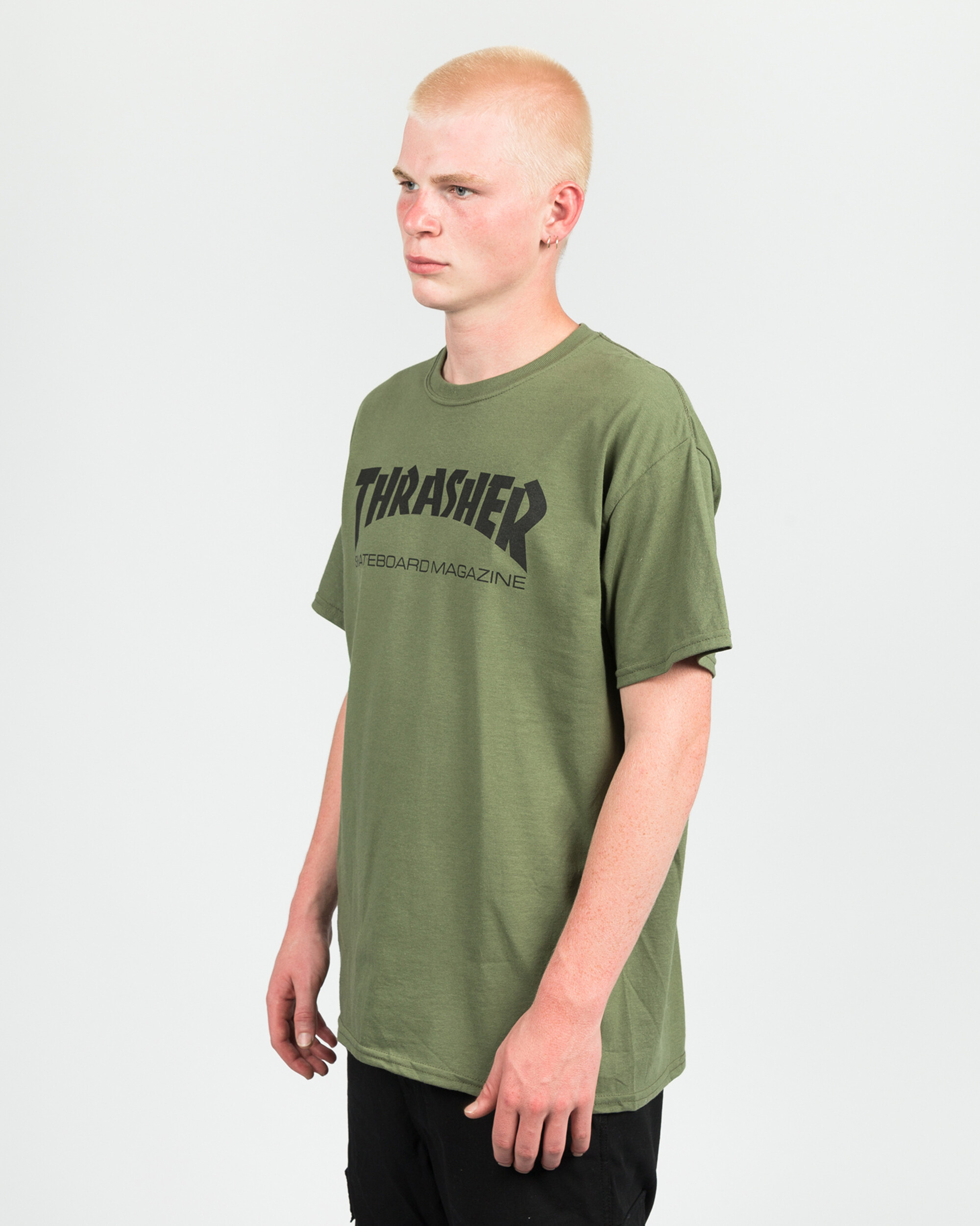 Thrasher Skate Mag T-shirt Army