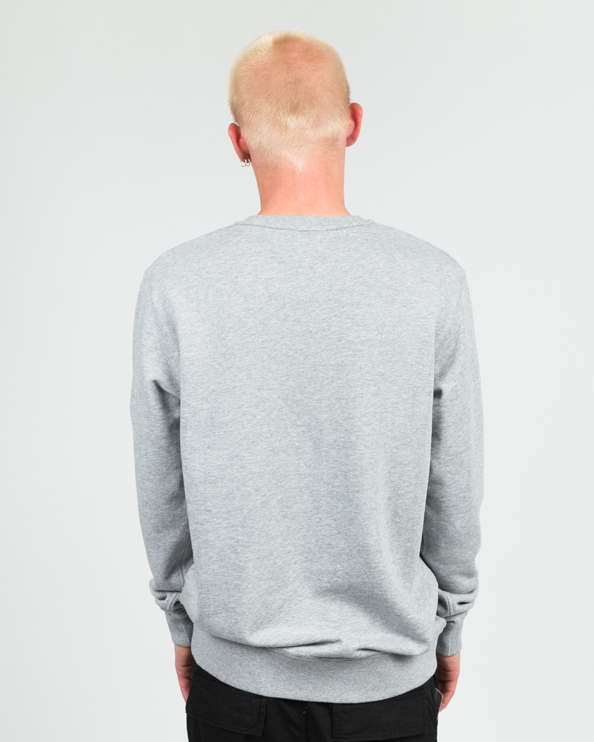 Fucking Awesome Stamp Crewneck Grey Heather