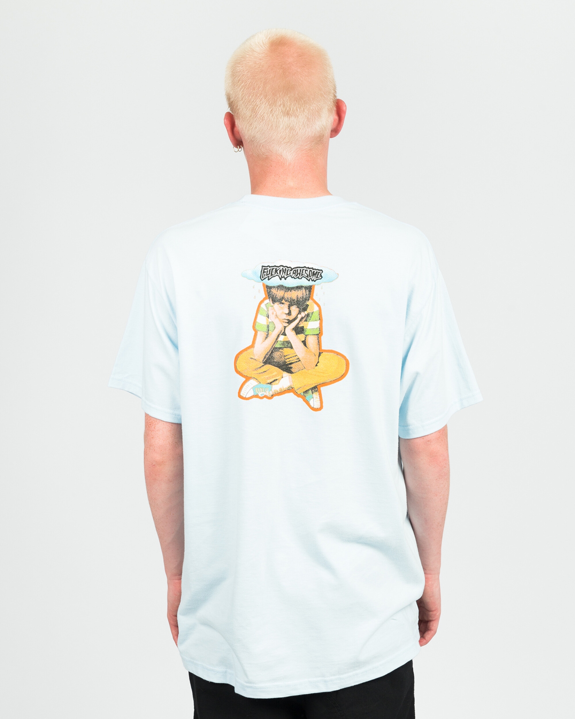 Fucking Awesome Rain Tee Chambray