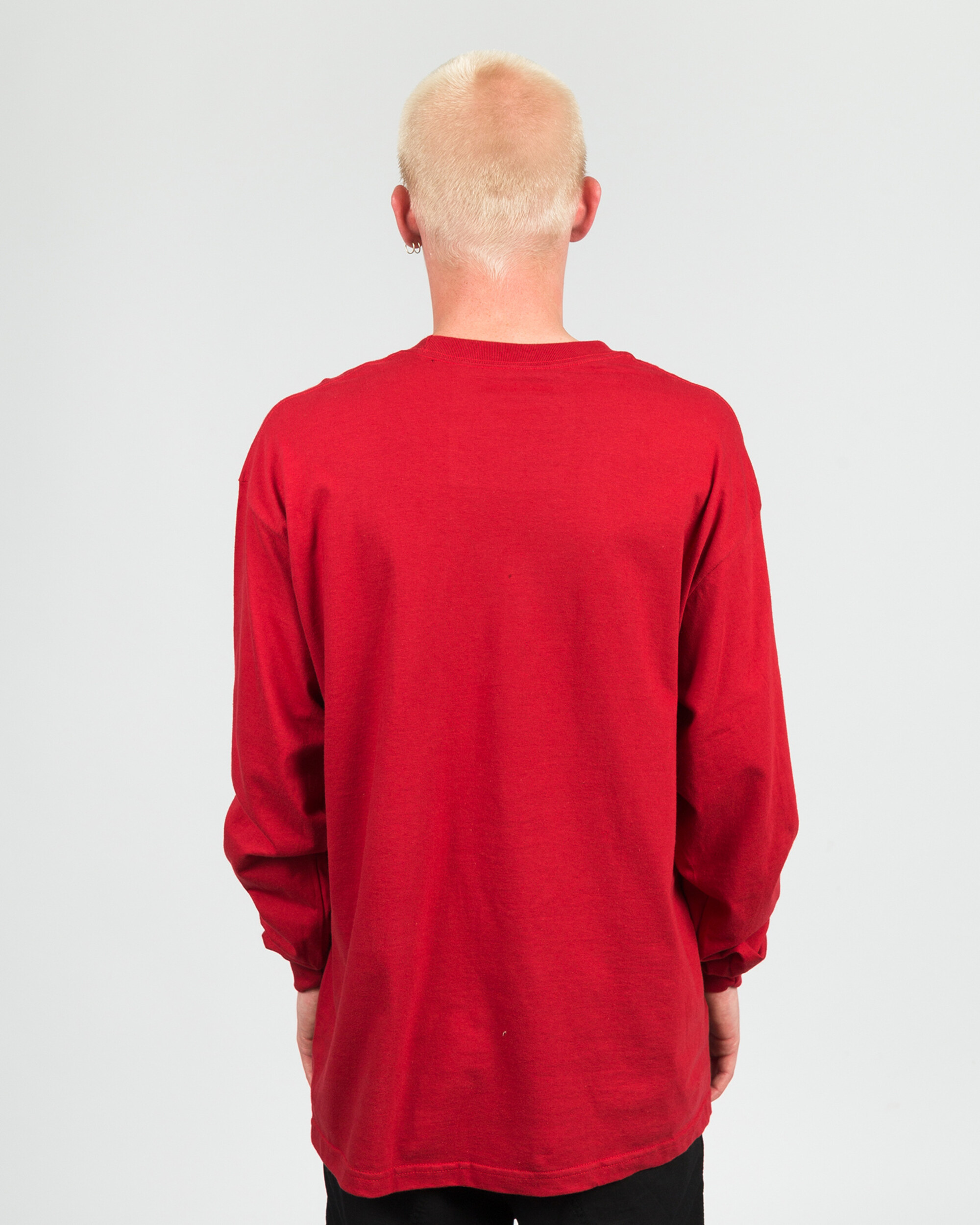 Fucking Awesome Nightmare Longsleeve Tee Scarlet Red