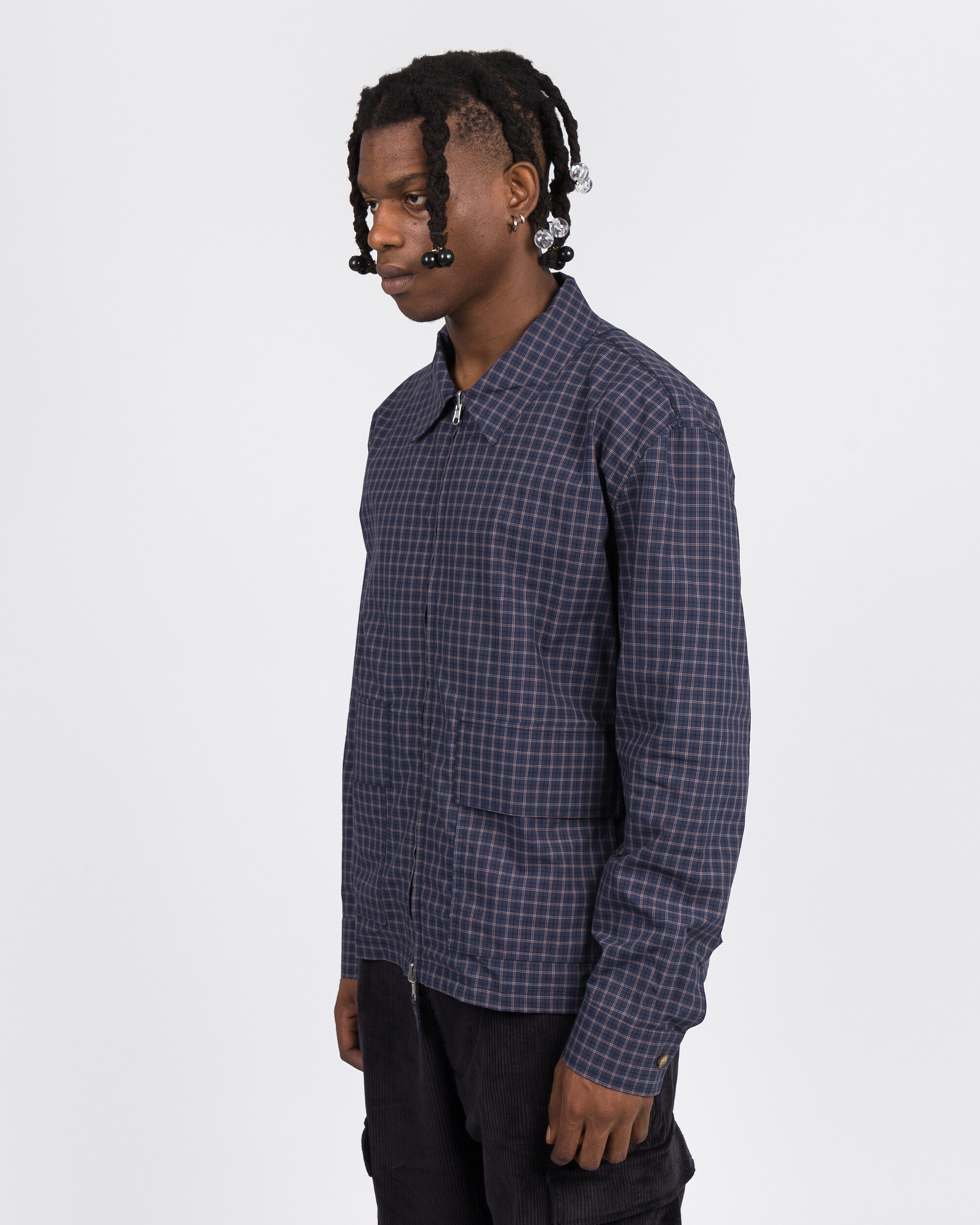 Pop Trading Co full-zip jacket check