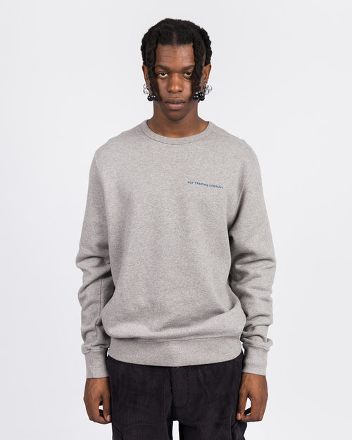 Pop Trading Co Pop Trading Co X parra logo crewneck heather grey