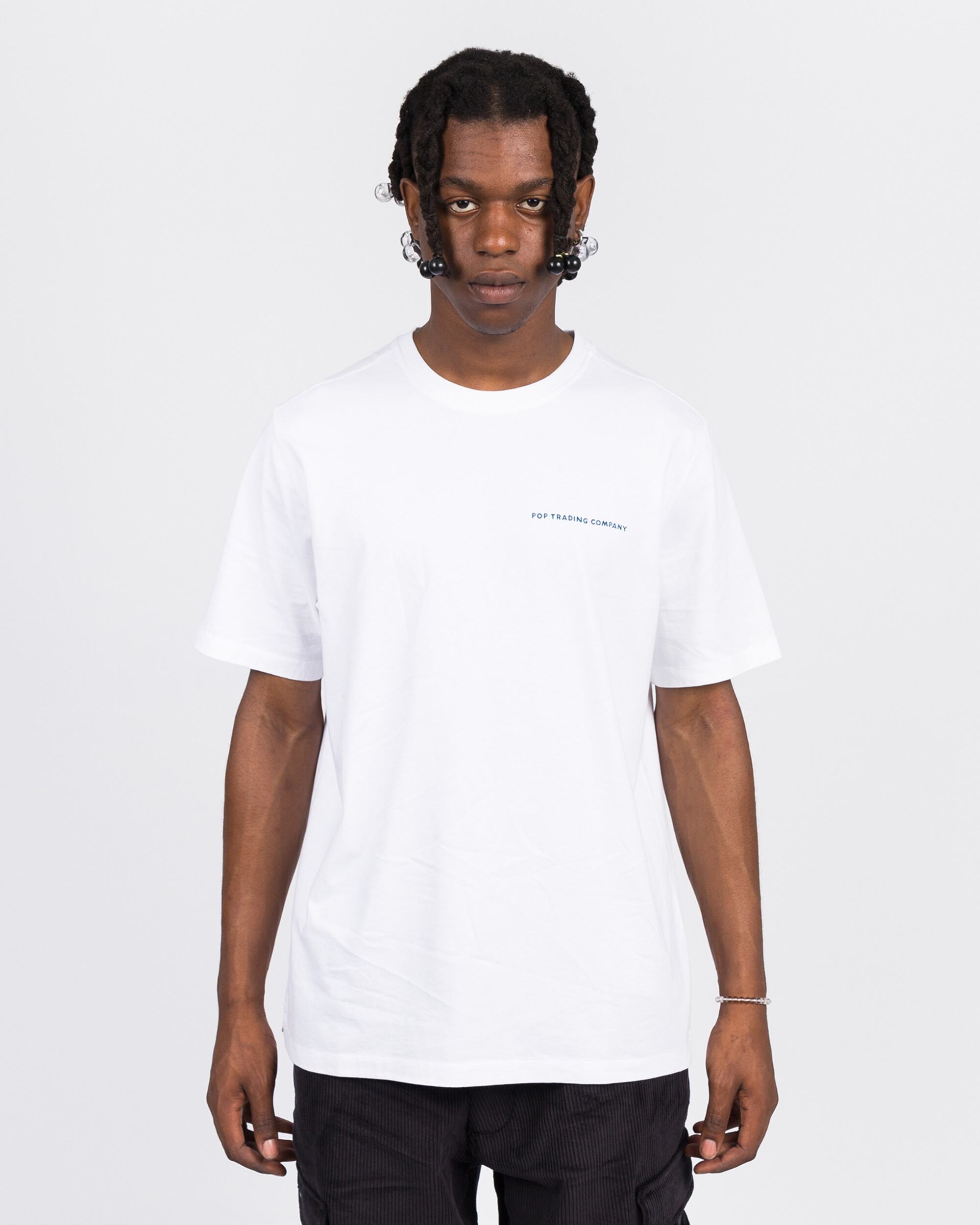 Pop Trading Co X parra t-shirt white