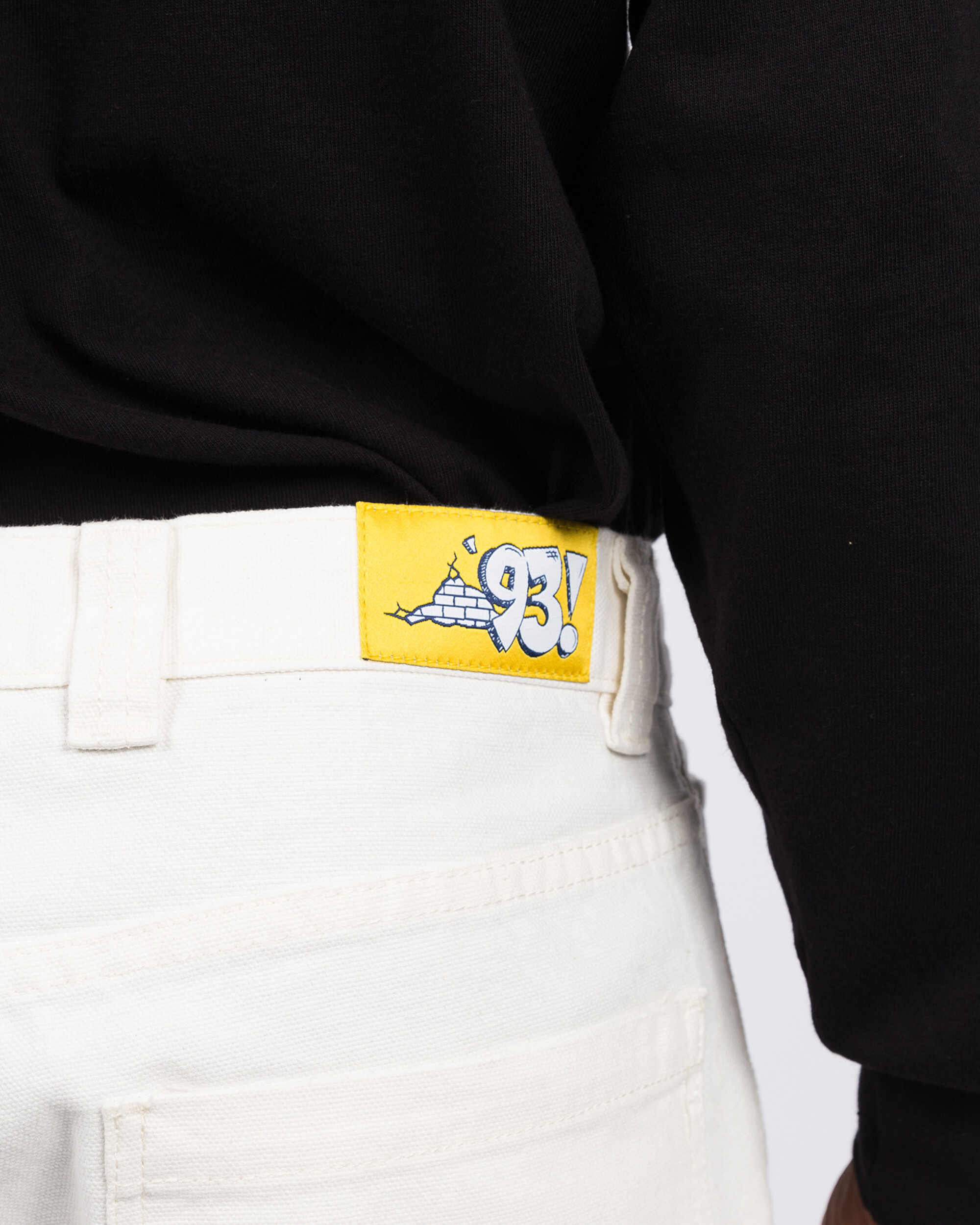 Polar 93 Canvas broek ivoor