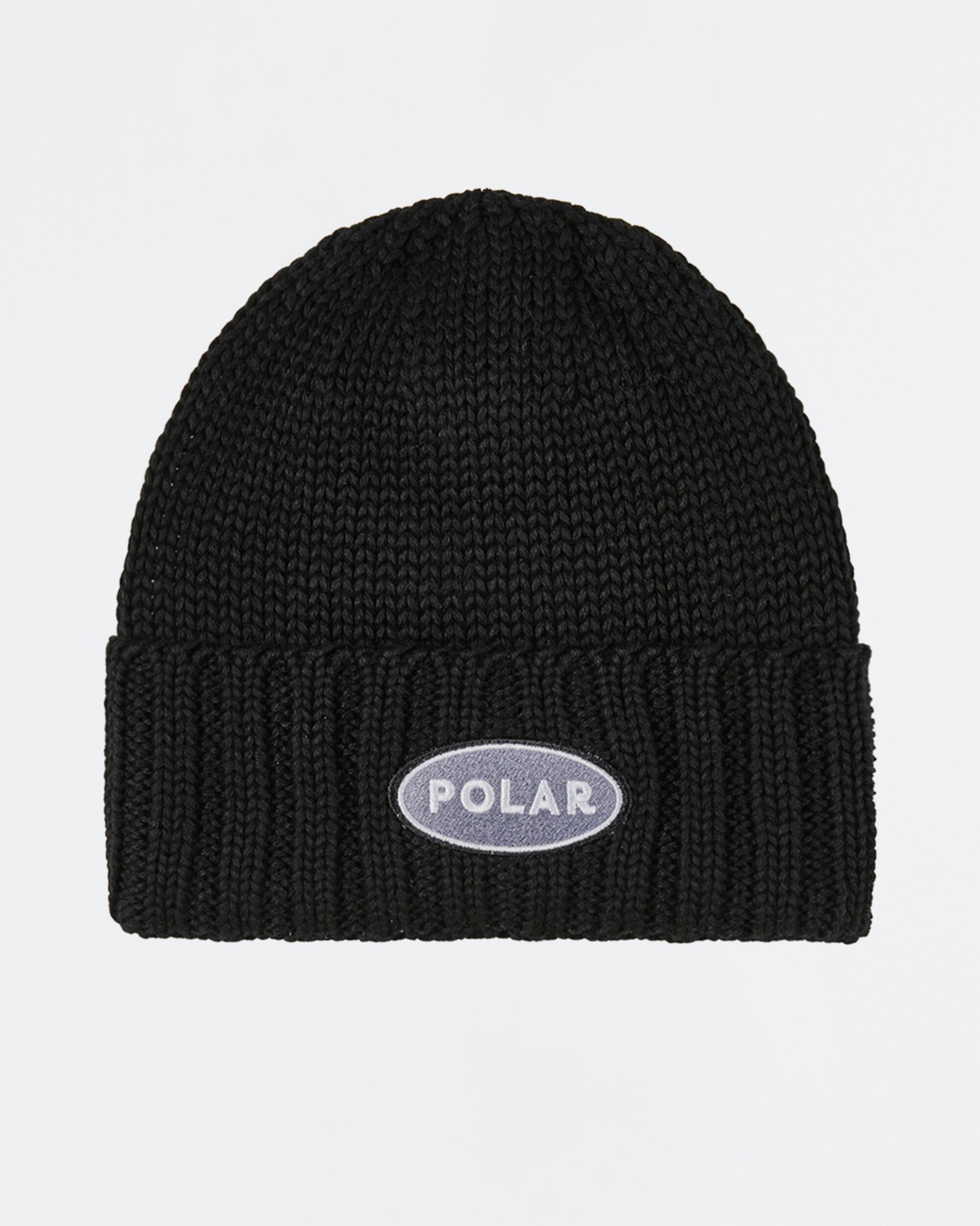 Polar Patch Beanie Black
