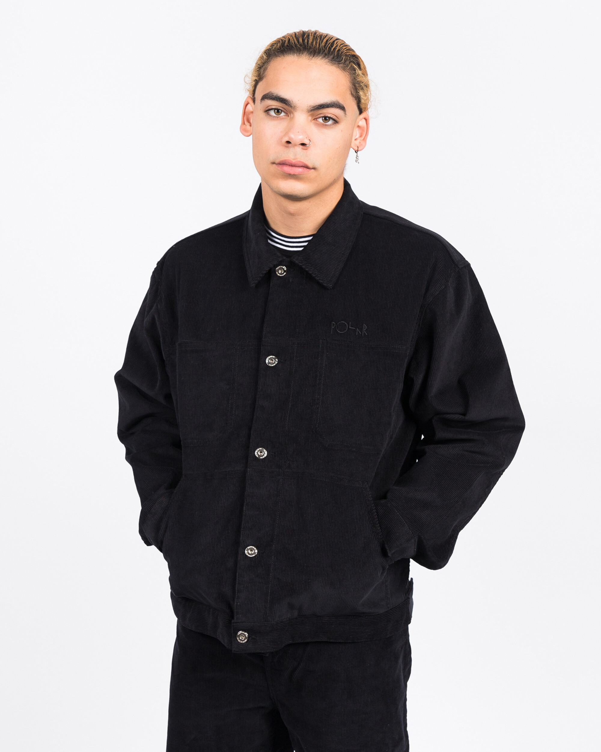 Polar Cord Jacket Black