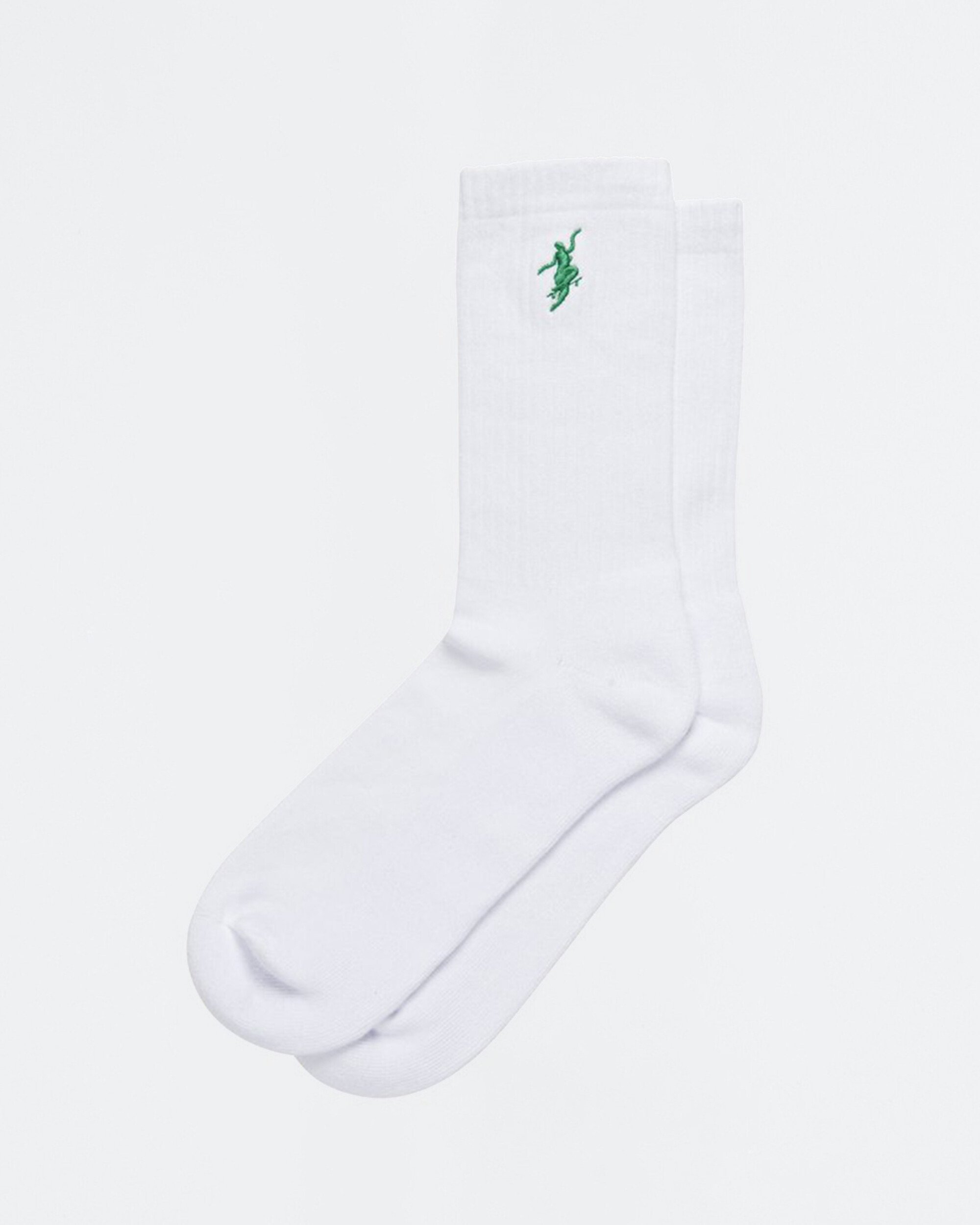Polar No Comply Socks White/Green