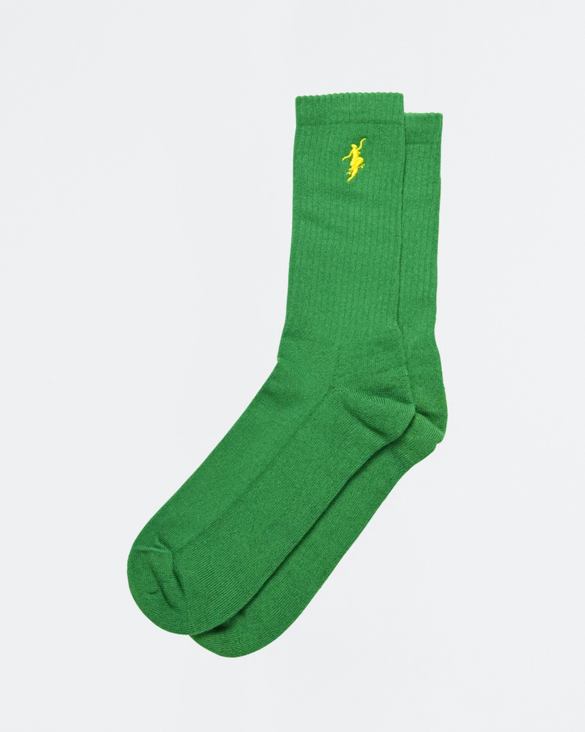 Polar No Comply Socks Green/Yellow