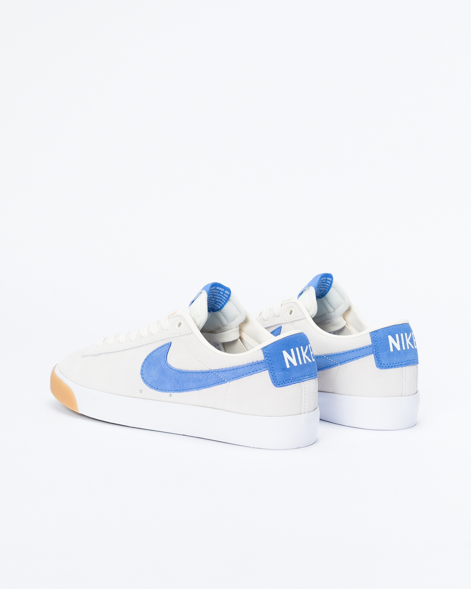 Nike Sb Blazer Low Gt Pale Ivory/Pacific Blue-White