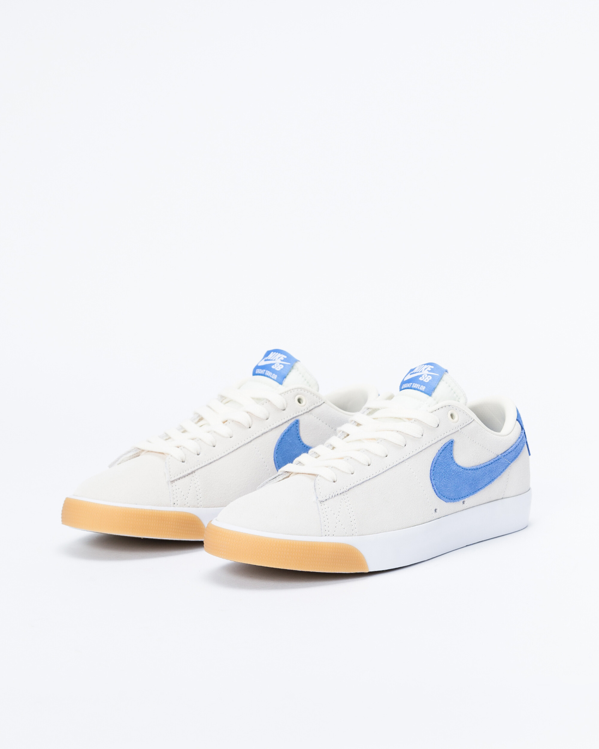 Nike Sb Blazer Low Gt Pale Ivory/Pacific Blue-White