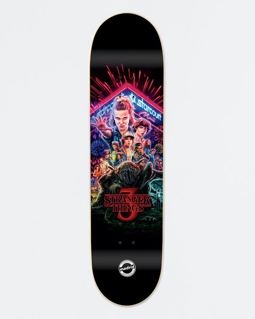 MADRID Madrid X Stranger Things Title Poster Deck 8