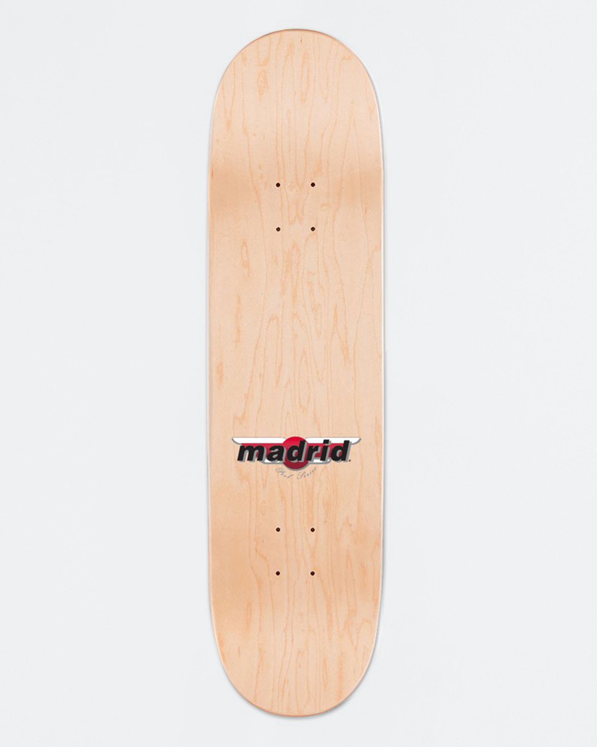 Madrid X Stranger Things Title Poster Deck 8.25