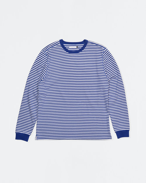 Pop Trading Co Pop Trading Co X Popeye striped longsleeve T-shirt royal/white