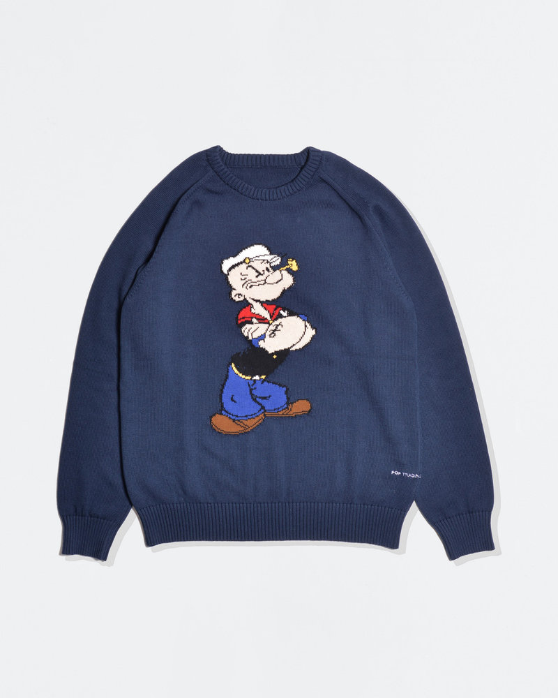 Pop Trading Co Pop Trading Co X Popeye knit navy