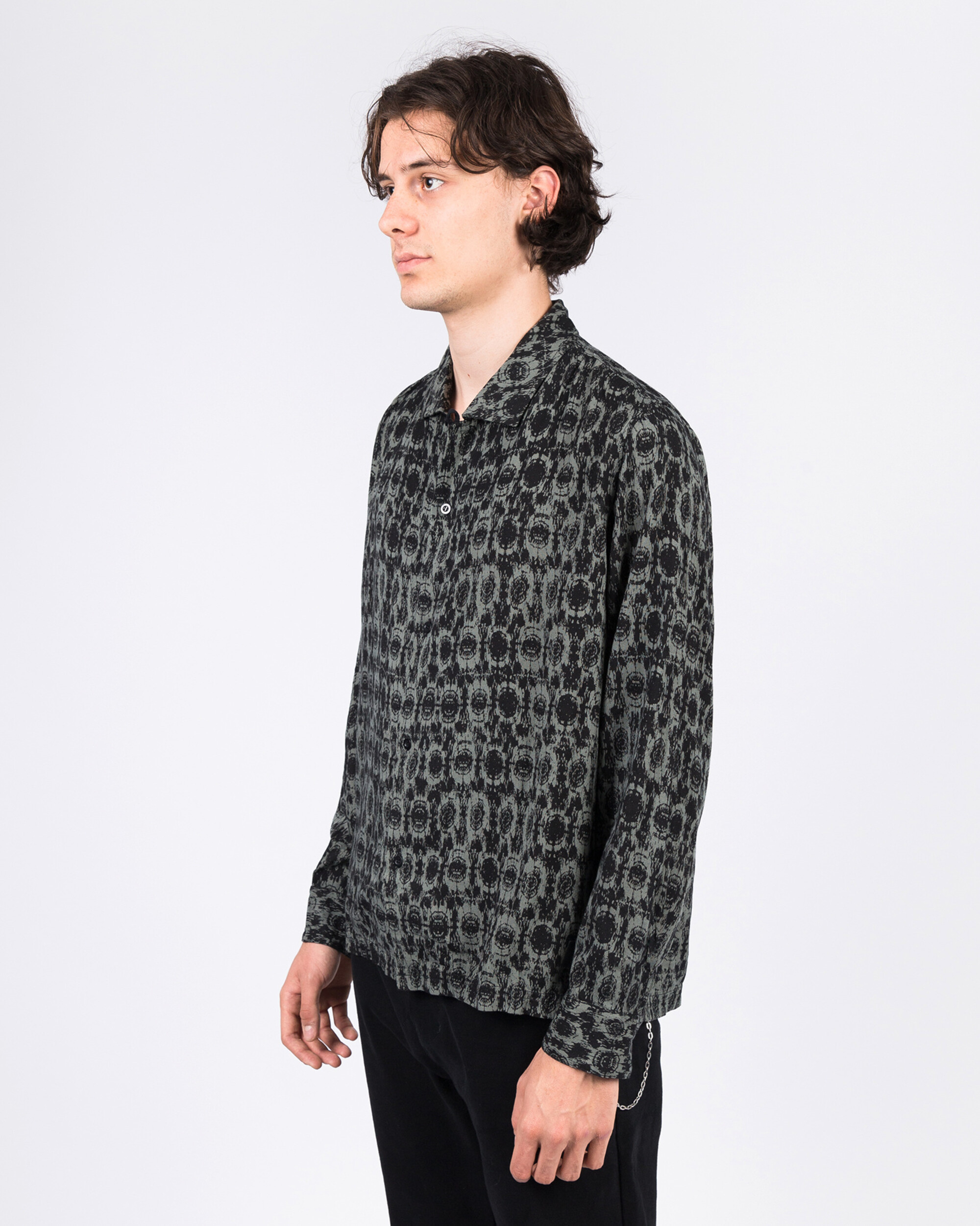 Former Marilyn Longsleeve Bloomshirt Black