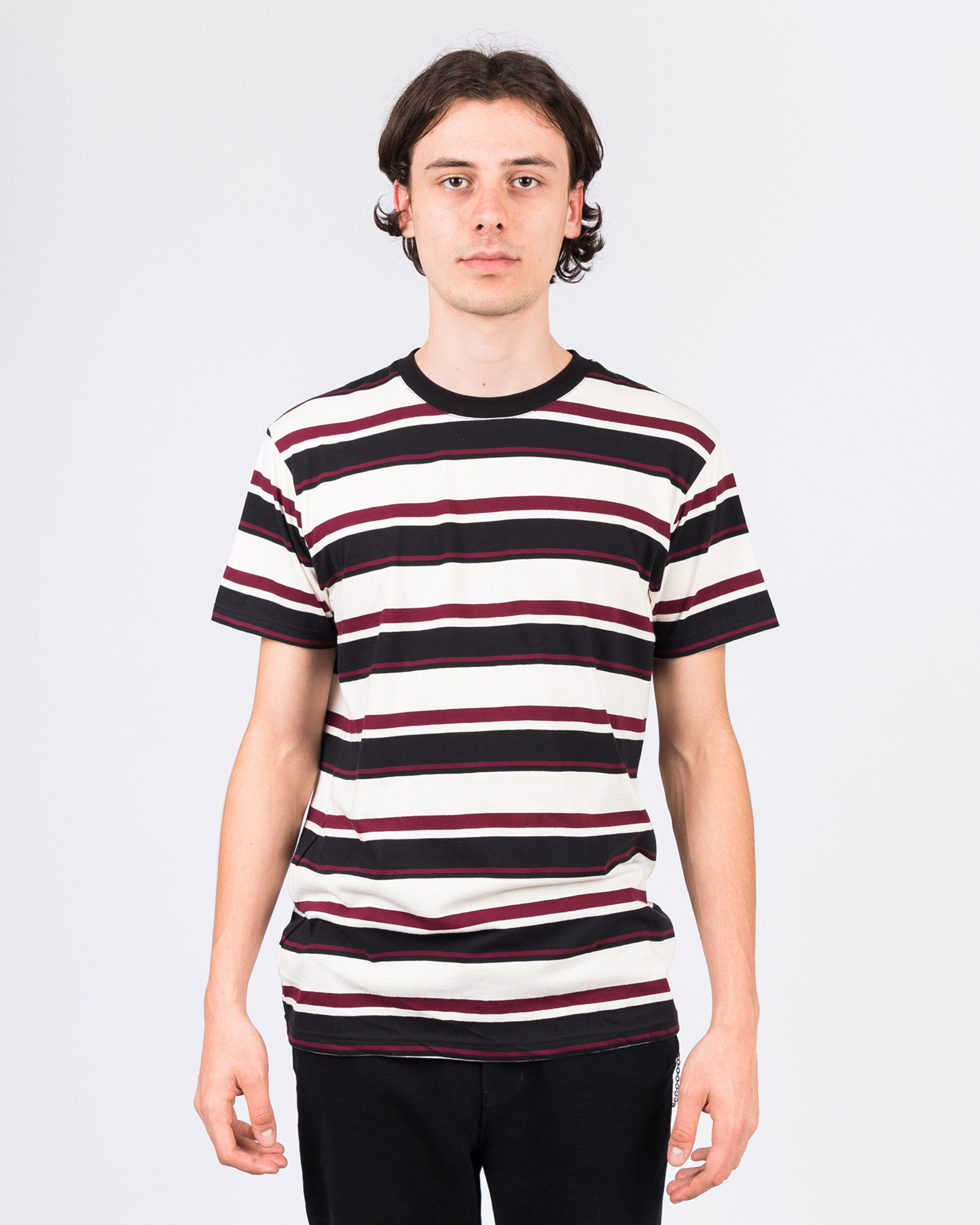 Former Special Stripe Tee Red/Black/Creme