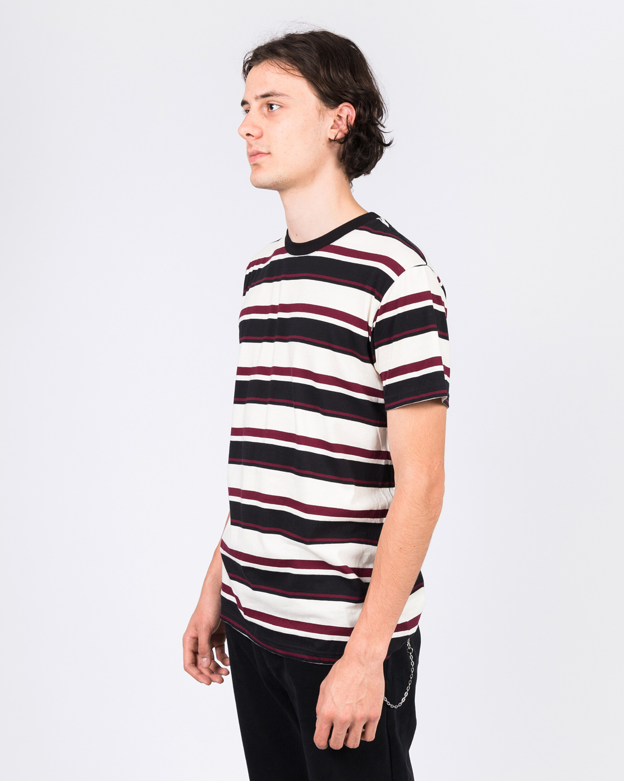 Former Special Stripe Tee Red/Black/Creme