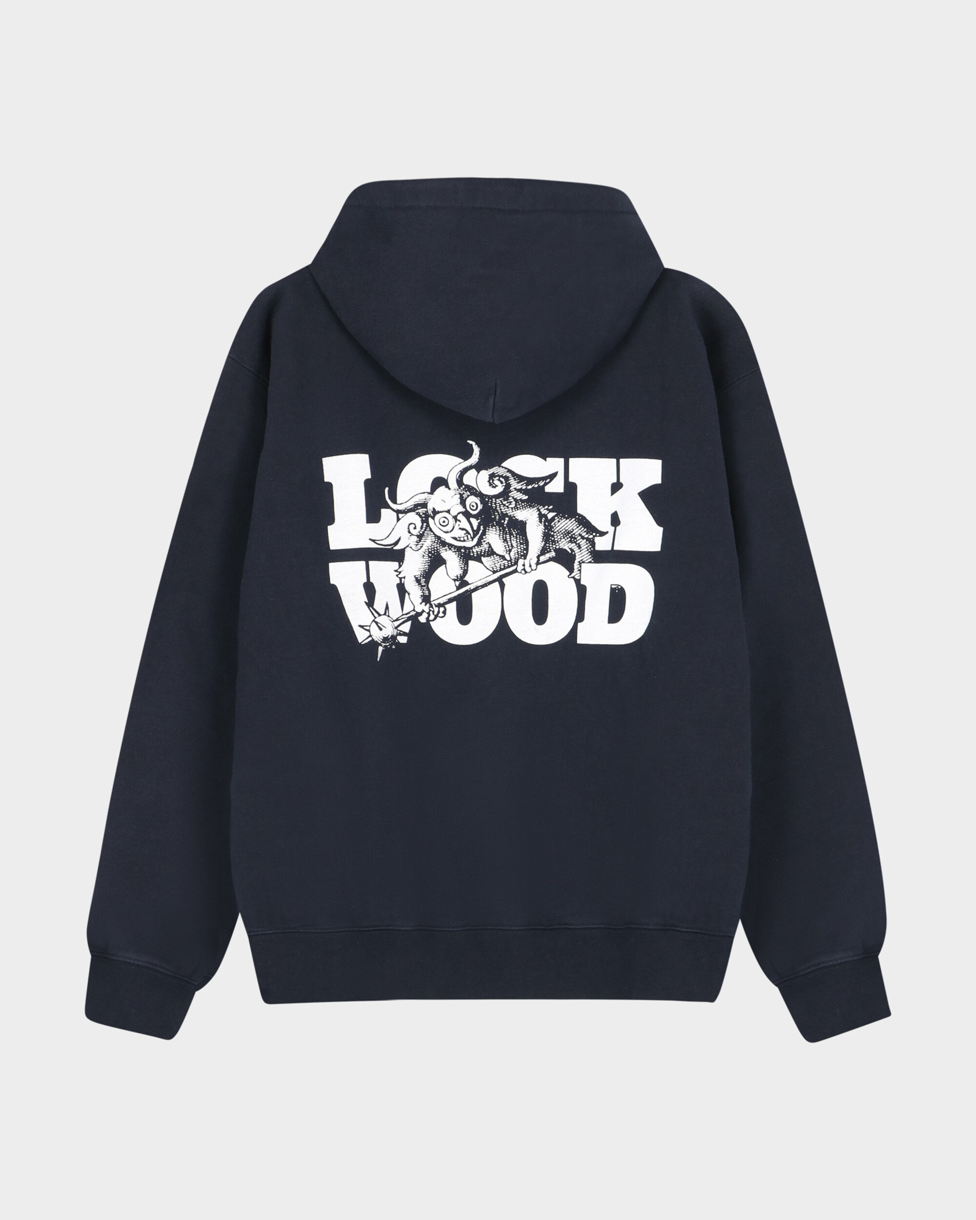 LOCKWOOD DEVIL HOODIE - DARK NAVY