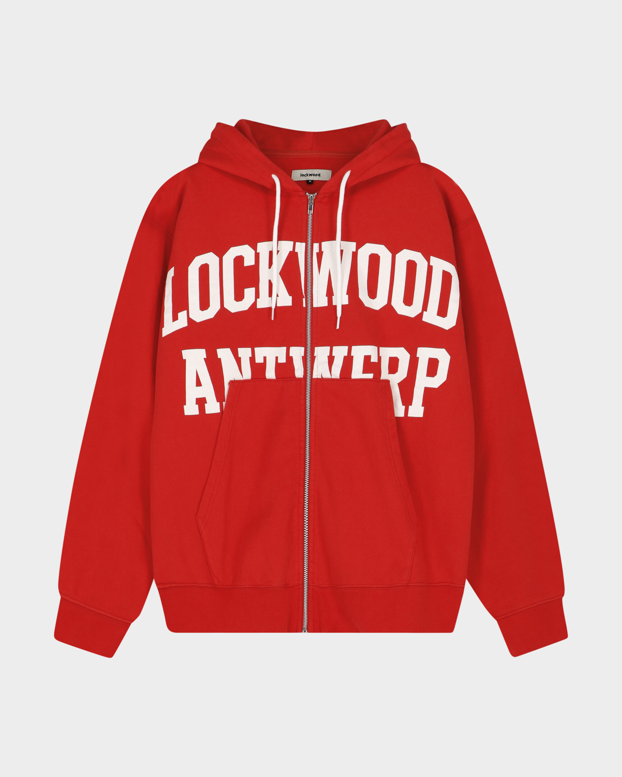 LOCKWOOD ANTWERP ZIP HOODIE - RED