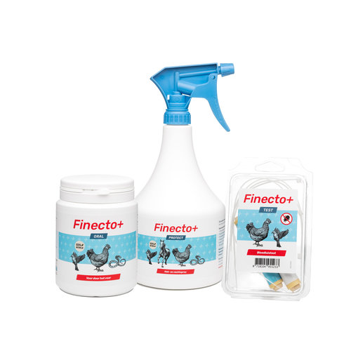 Finecto+ Combinatie Set Tegen Bloedluis Voor Pluimvee
