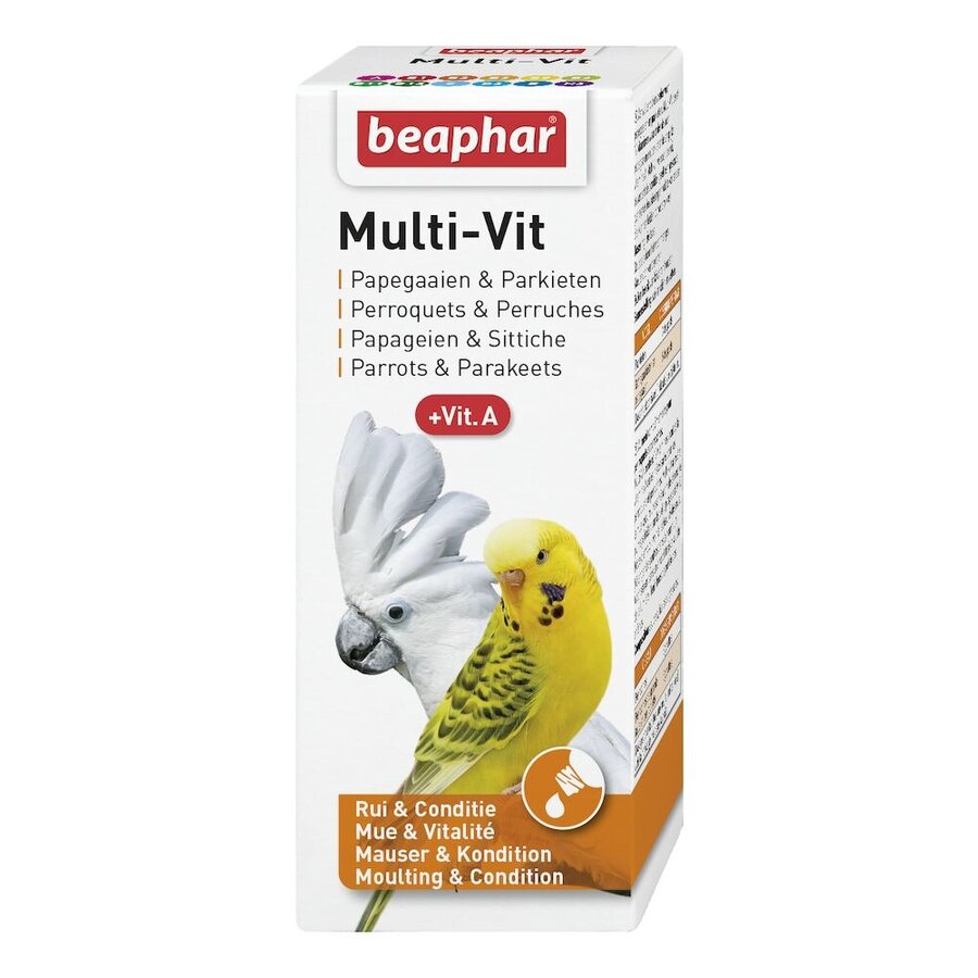 Multi-vit Papegaaien en Parkieten 50 ml