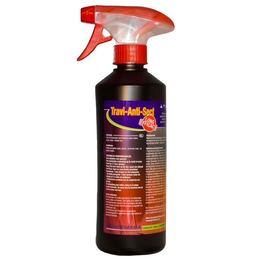 Anti-Sect spray 500 ml tegen mijten en luizen op pluimvee en vogels