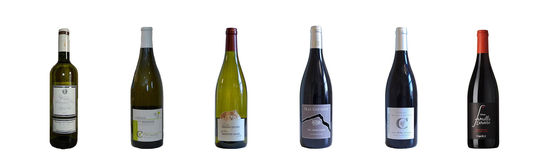 Wijnpakket van 6 Franse wijnen
