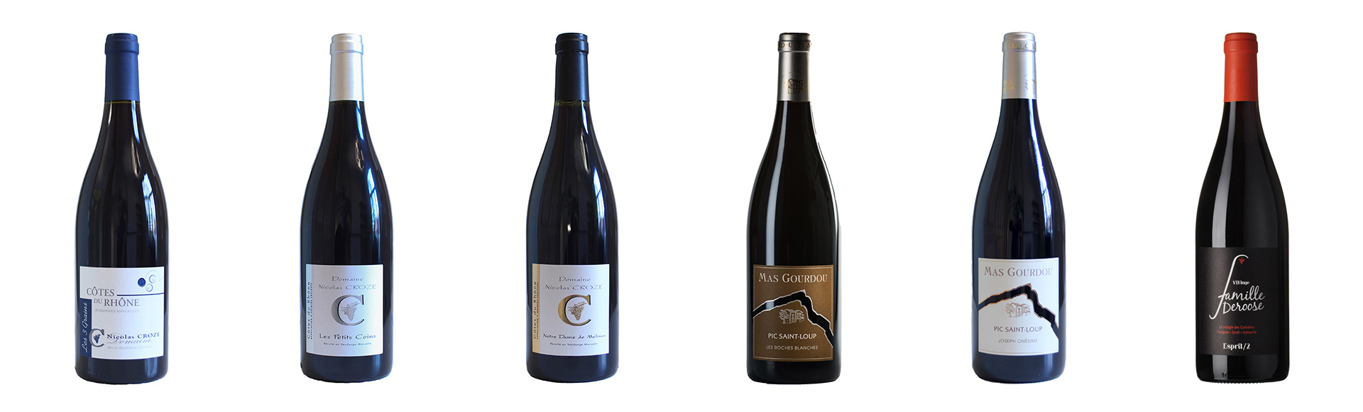 Colis de 6 vins rouge français