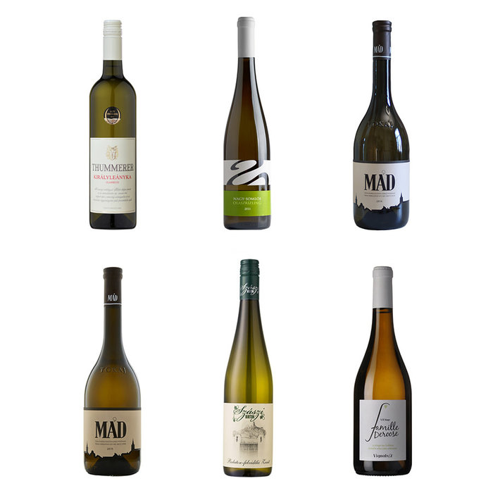 Coli avec 6 vins blancs