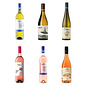 Pakket 3 x wit en 3 x rosé