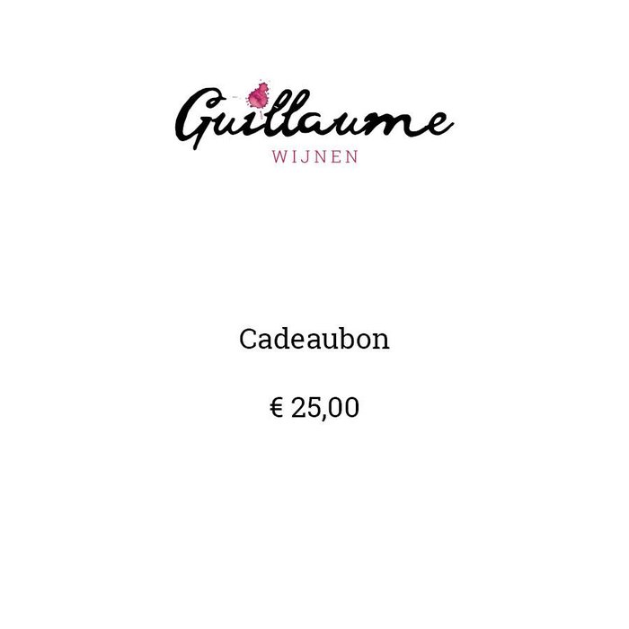 Cadeaubon € 25
