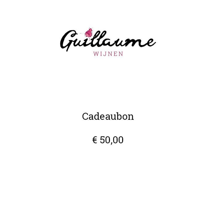 Cadeaubon € 50