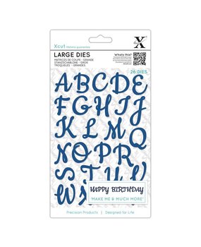 Xcut Large Dies Script Alphabet Upper Case (XCU 504081) (OUTLET)