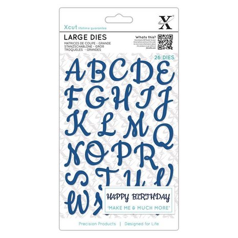 Xcut Large Dies Script Alphabet Upper Case (XCU 504081) (OUTLET) Xcut Large Dies Script Alphabet Upper Case (XCU 504081) (OUTLET)