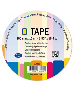 JEJE Produkt Double Sided Adhesive Tape 100 mm (3.3230) JEJE Produkt Double Sided Adhesive Tape 100 mm (3.3230)
