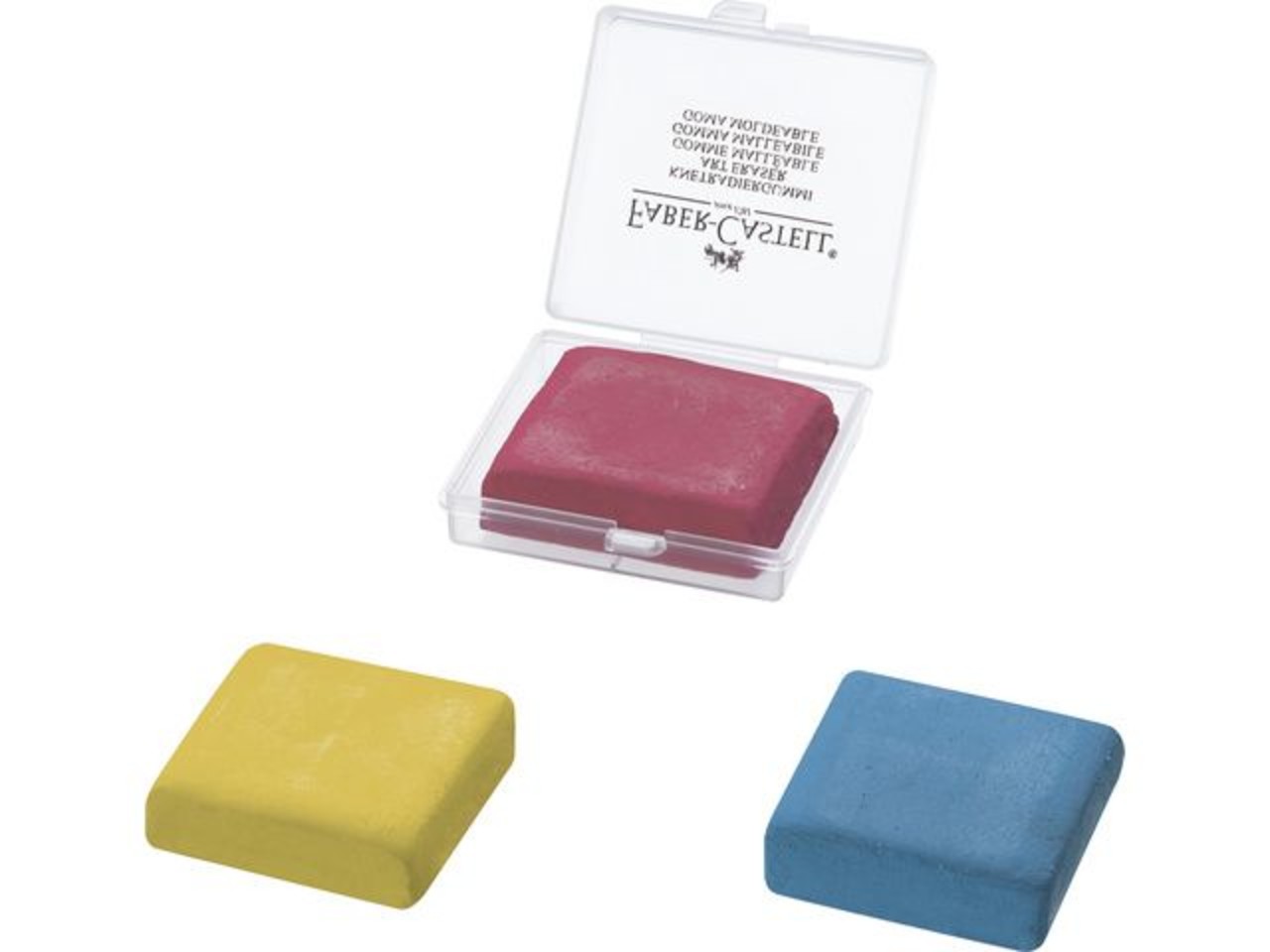 Faber Castell Gomme Malléable Jaune/Bleu/Rouge (FC-127321) Faber Castell Gomme Malléable Jaune/Bleu/Rouge (FC-127321)