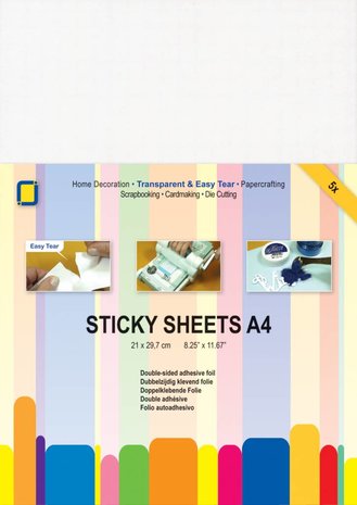 JEJE Produkt Sticky sheets A4 5 sheets (3.3234)