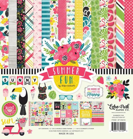 Echo Park Summer Fun 12x12 Inch Collection Kit (SF125016) (DISCONTINUED)
