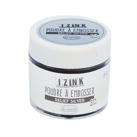 Aladine Embossing Powder 25 ml Silver (10192) (OUTLET)